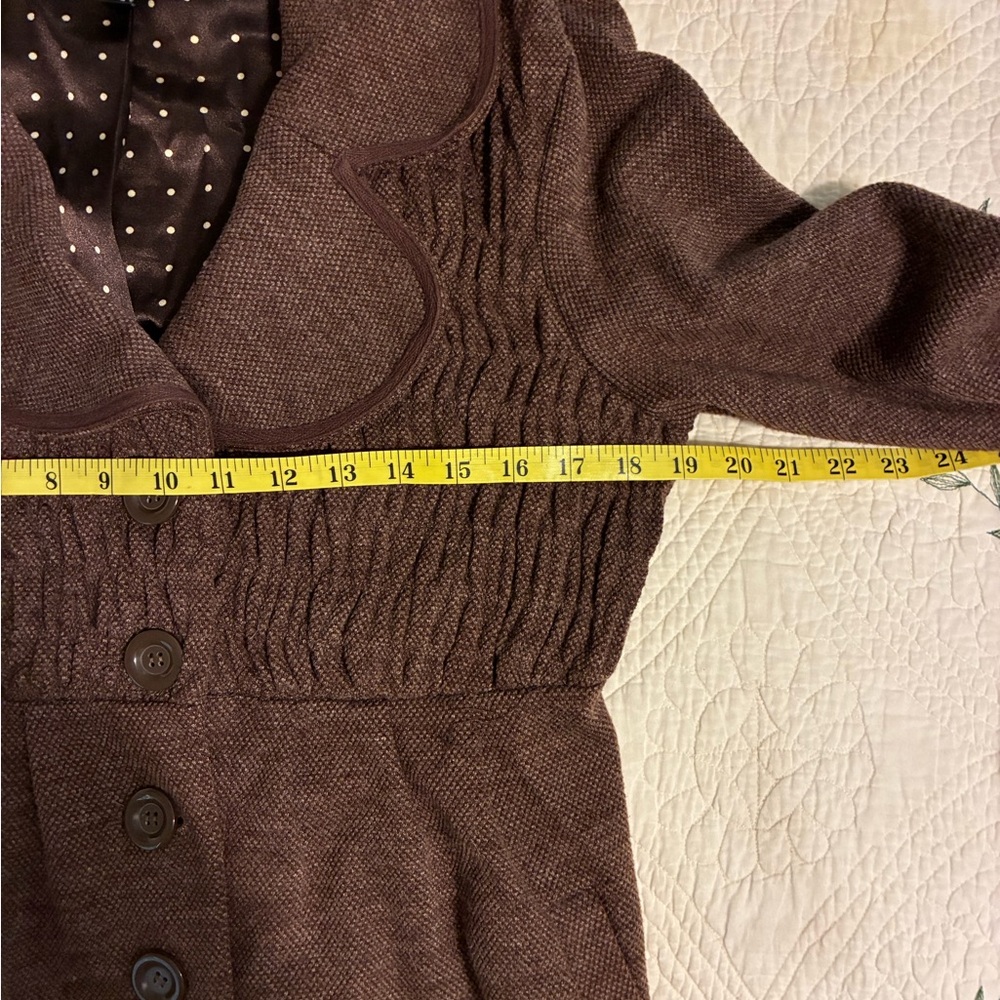 Buffalo David Bitton Brown Coat with patterned lining - Picture 5 of 11